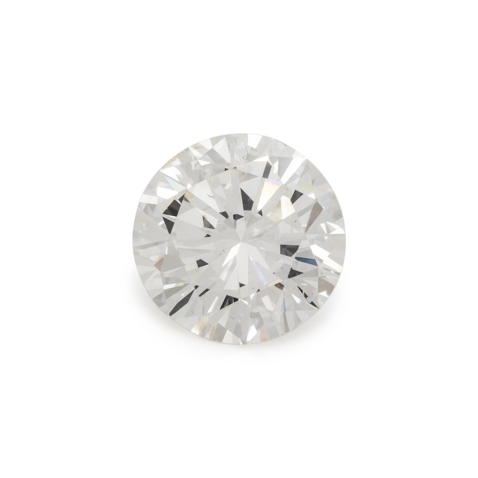 2.96 CARAT ROUND BRILLIANT CUT DIAMOND