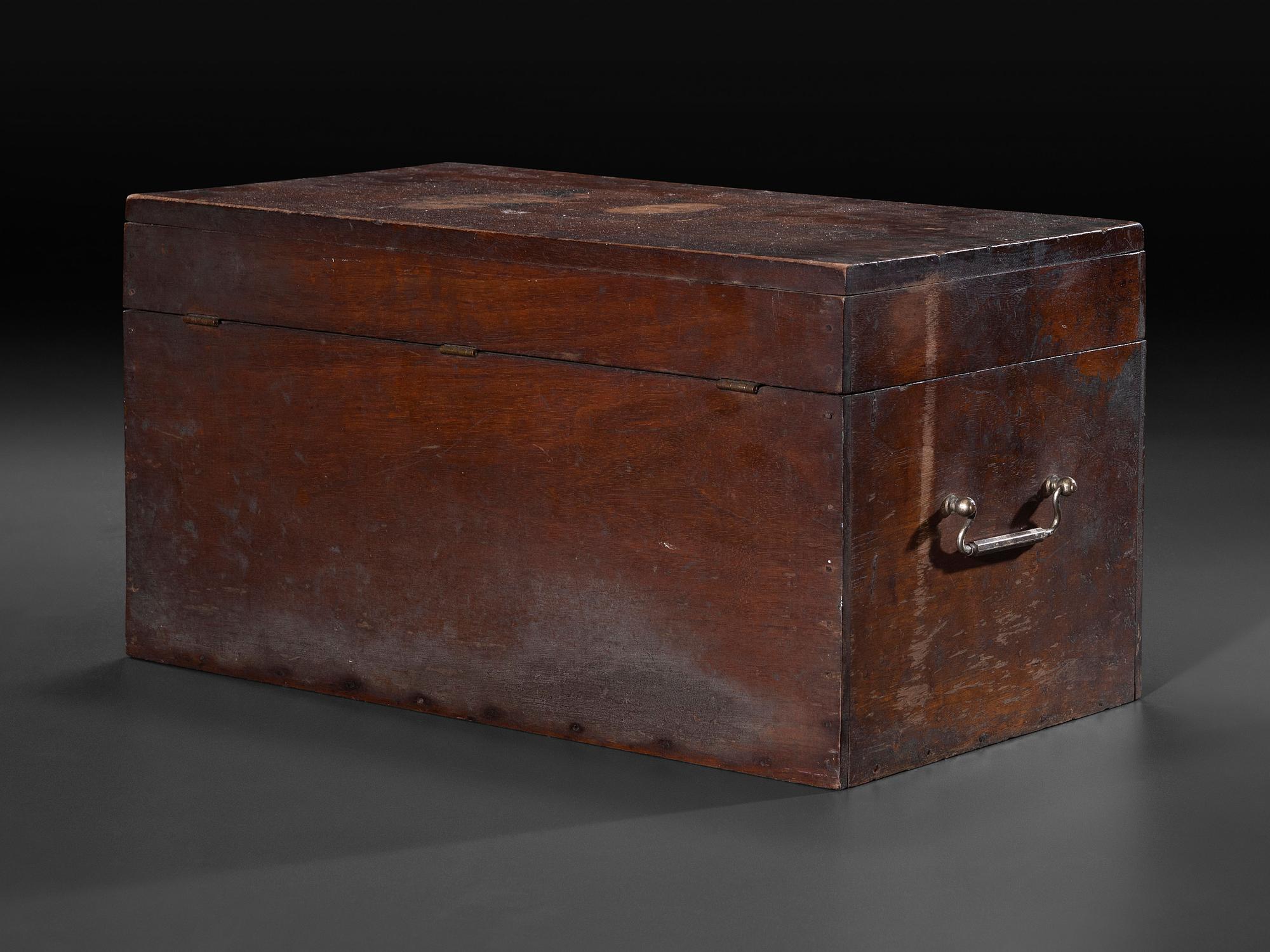 A Southern Walnut Sugar Box