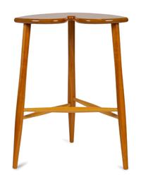 A Studio Craft Tripod Stool by Jeremy Singley (American, 20th/21st Century)