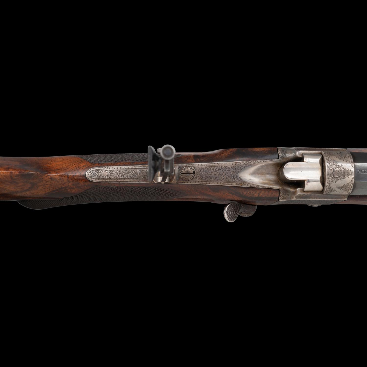 *George Gibbs Farquharson's Patent Small Frame Match Rifle with Side Cocking, Detachable Action and Tang Sight Published in Walter Winfer's "British Single Shot Rifles"