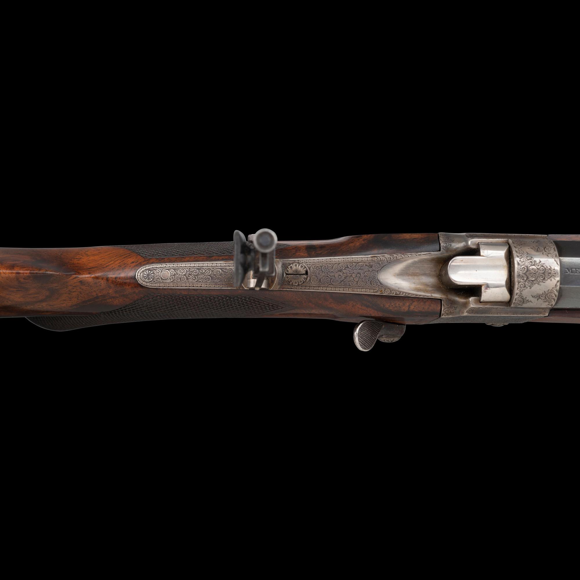 *George Gibbs Farquharson's Patent Small Frame Match Rifle with Side Cocking, Detachable Action and Tang Sight Published in Walter Winfer's "British Single Shot Rifles"