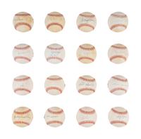 A Massive Group of 58 Single Signed Autograph Hall of Fame Baseballs (Beckett Authentication Services Certified),