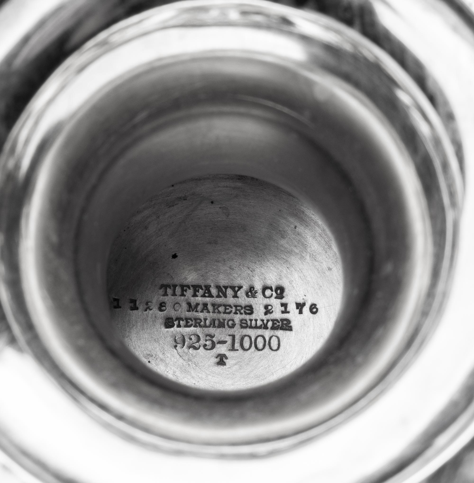 A Pair of Tiffany and Co. Silver Tazze