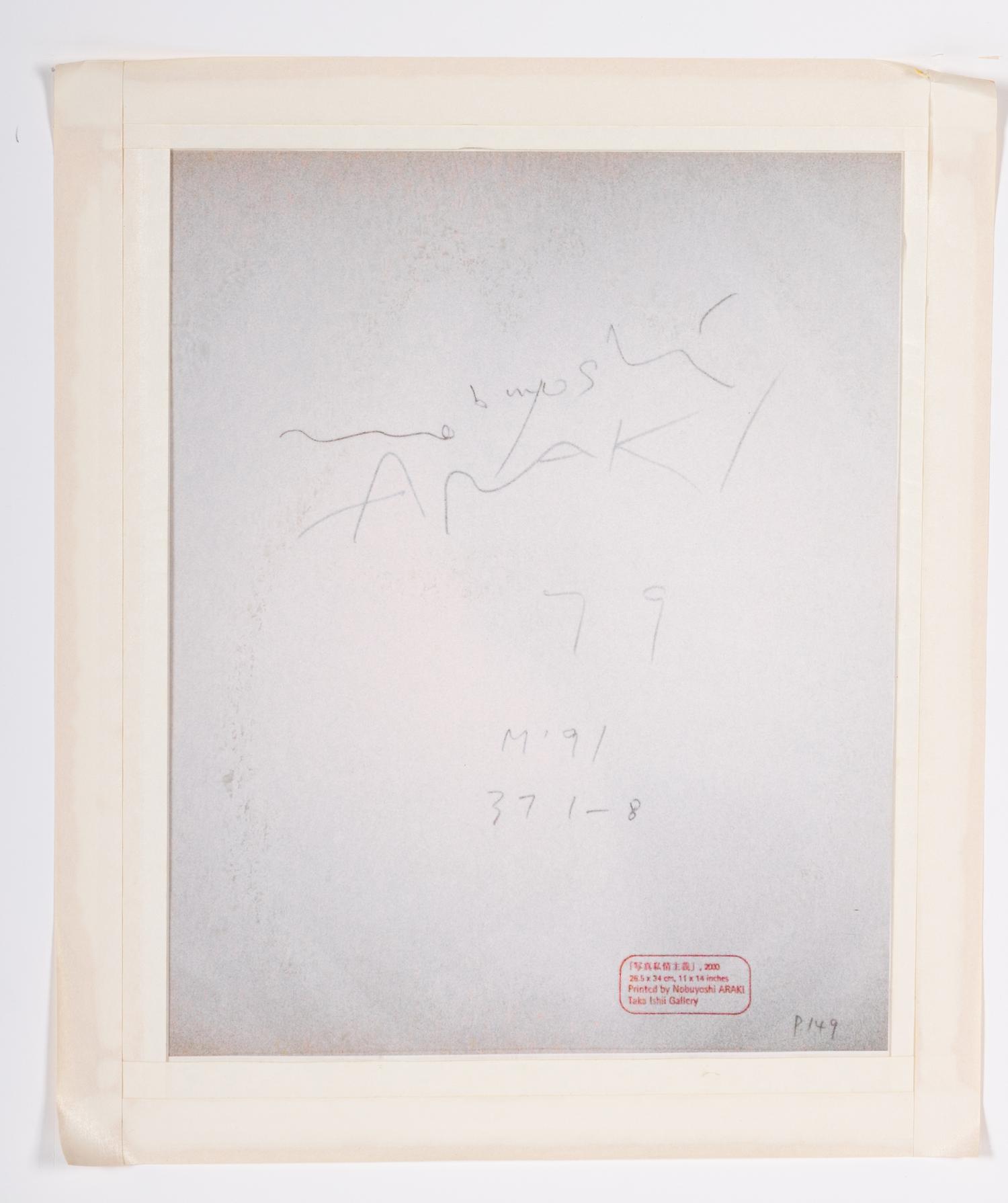 Nobuyoshi Araki (born 1940) Personal Sentimentalism in Photography, 2000