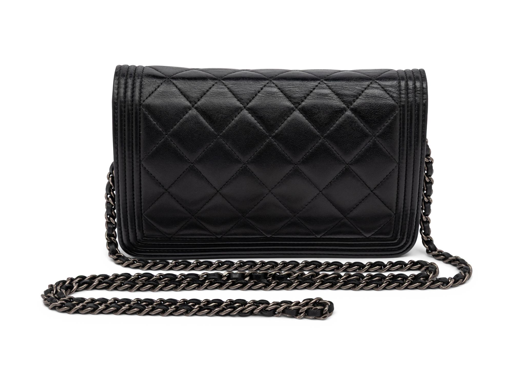CHANEL, BOY WALLET ON CHAIN