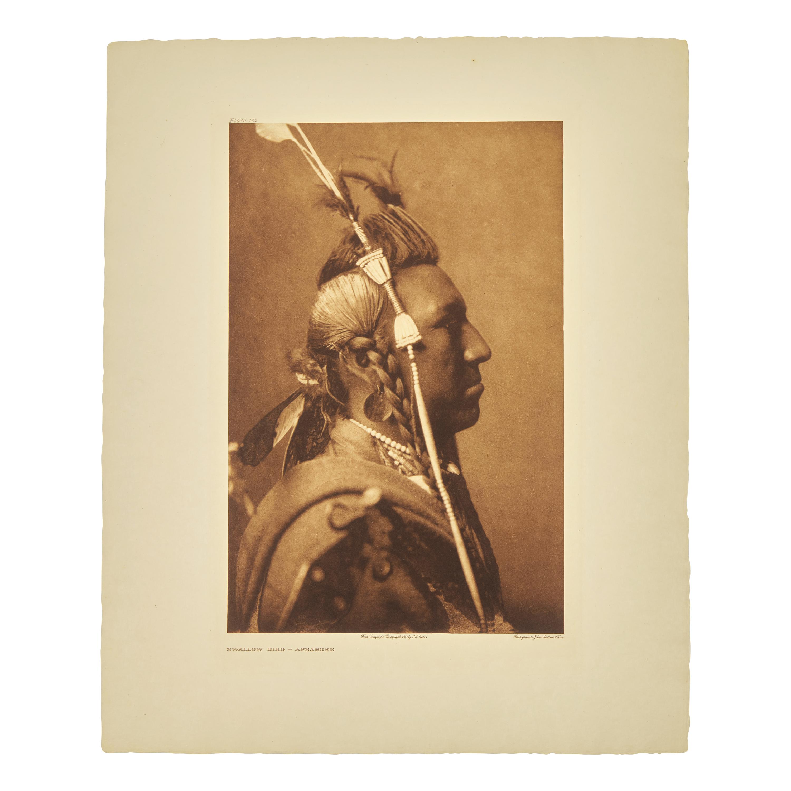 Edward Curtis (American, 1868-1952) — Swallow Bird - Apsaroke Plate 134