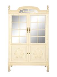 A Louis XVI Style White Painted Four-Door Armoire by Julia Gray, New York
