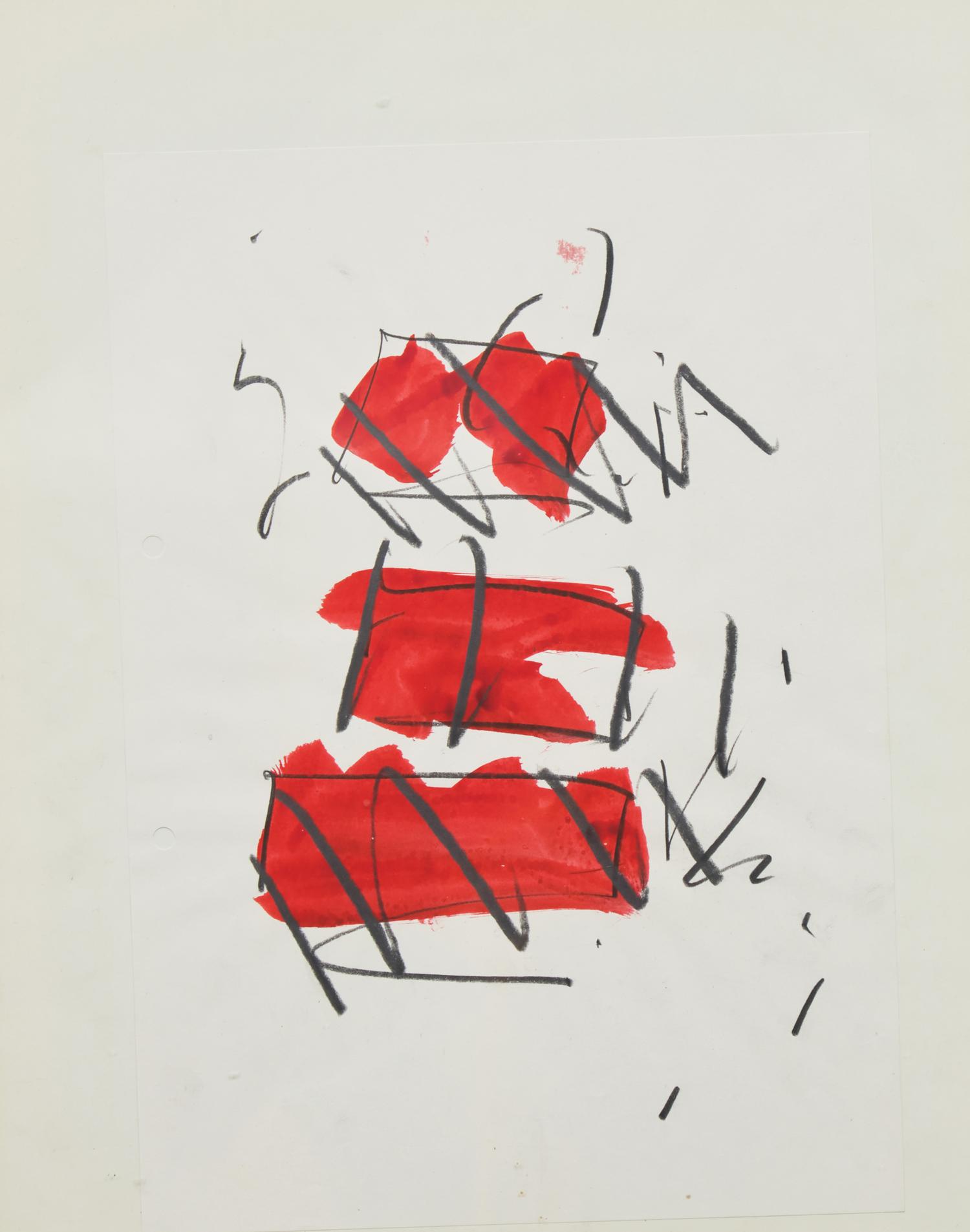 Untitled, A Pair of Drawings, 1973-74