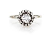 A White Gold and Diamond Ring 2.30 dwts.