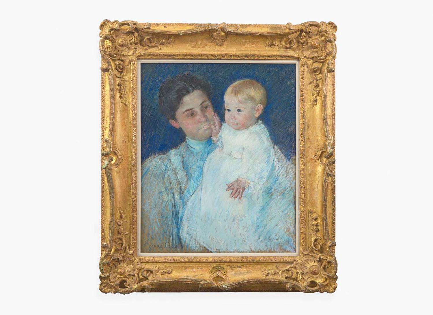 Mary Cassatt (American, 1844-1926) - Mrs. Harris Whittemore and Baby Helen