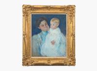 Mary Cassatt (American, 1844-1926) - Mrs. Harris Whittemore and Baby Helen