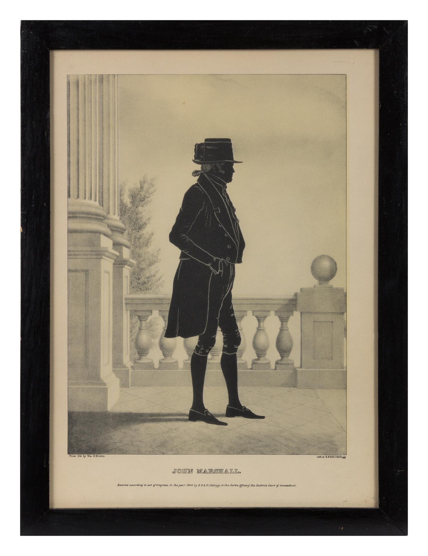 After William Henry Brown, (19th Century), John Quincy Adams, Andrew Jackson, John Marshall and William White (four works)