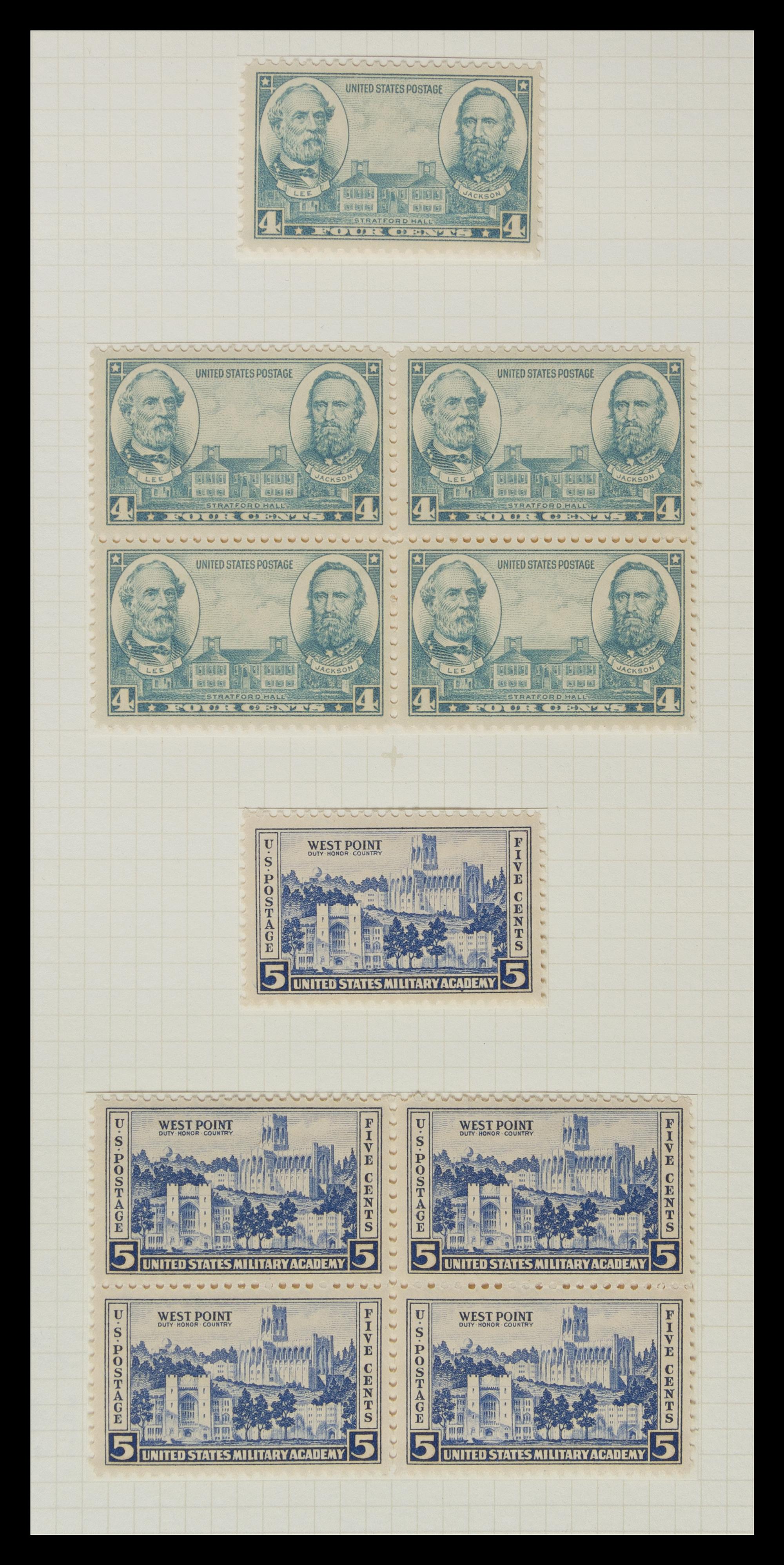 A Collection of United States Commemorative Stamps