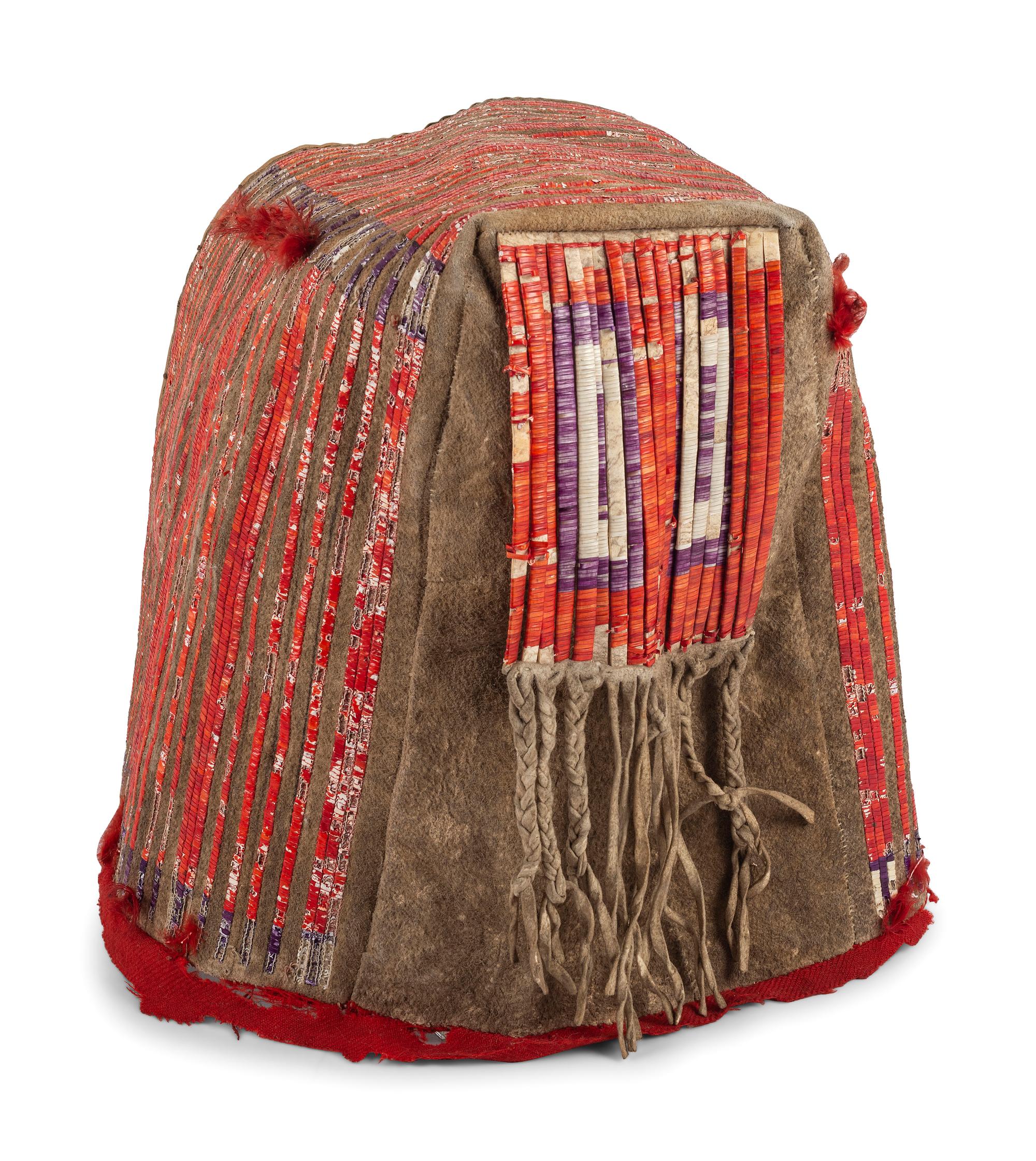 Sioux Quilled Hide Cradle Hood