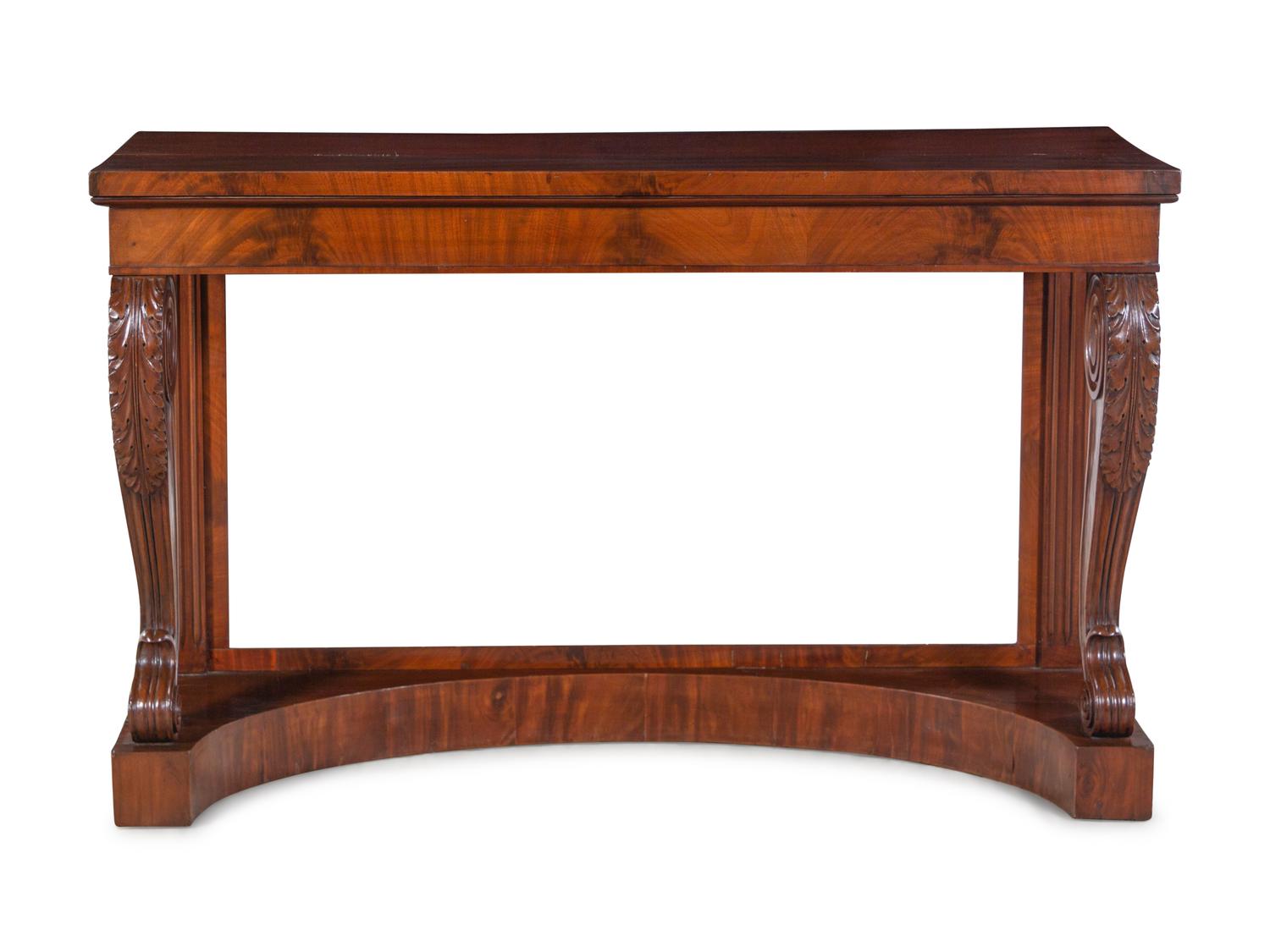 An English Mahogany Pier Table