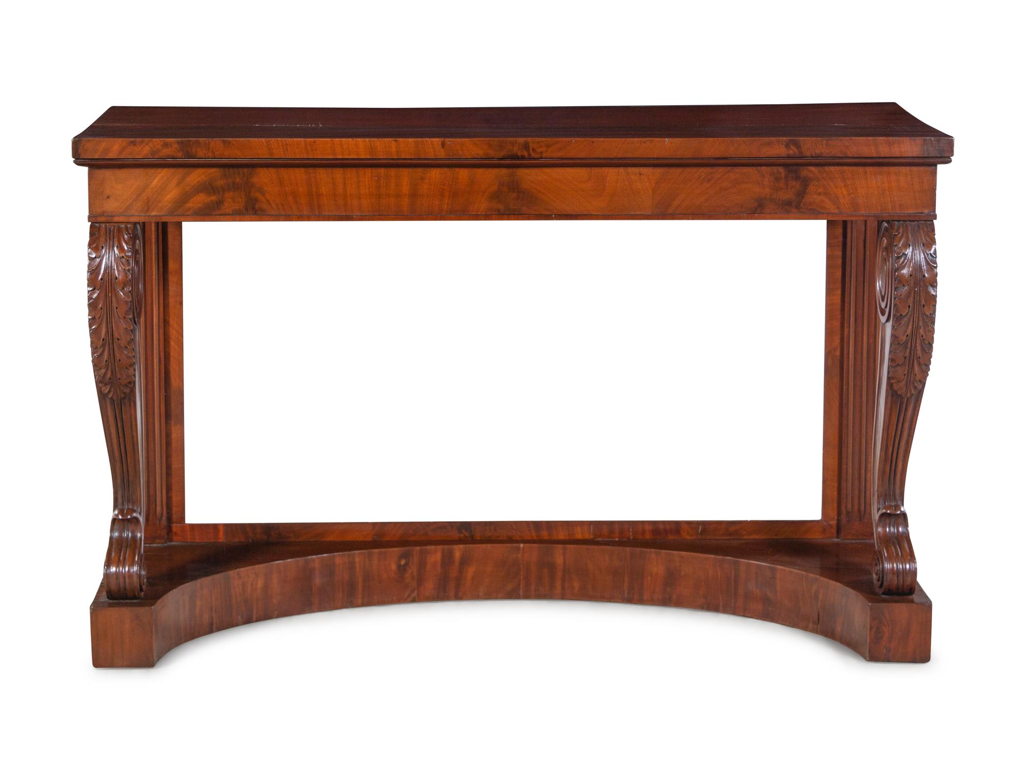 An English Mahogany Pier Table