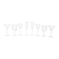 A Lalique Louvre Stemware Service