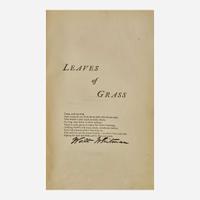 [Literature] Whitman, Walt Complete Poems & Prose of Walt Whitman 1855...1888. Authenticated & Personal Book (handled by W.W.)...Portraits from Life...Autograph