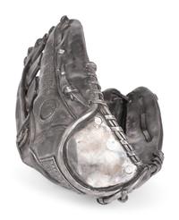 A Wilson A2000 Silver Cast Baseball Glove Crafted for Michael Jordan's 32nd Birthday