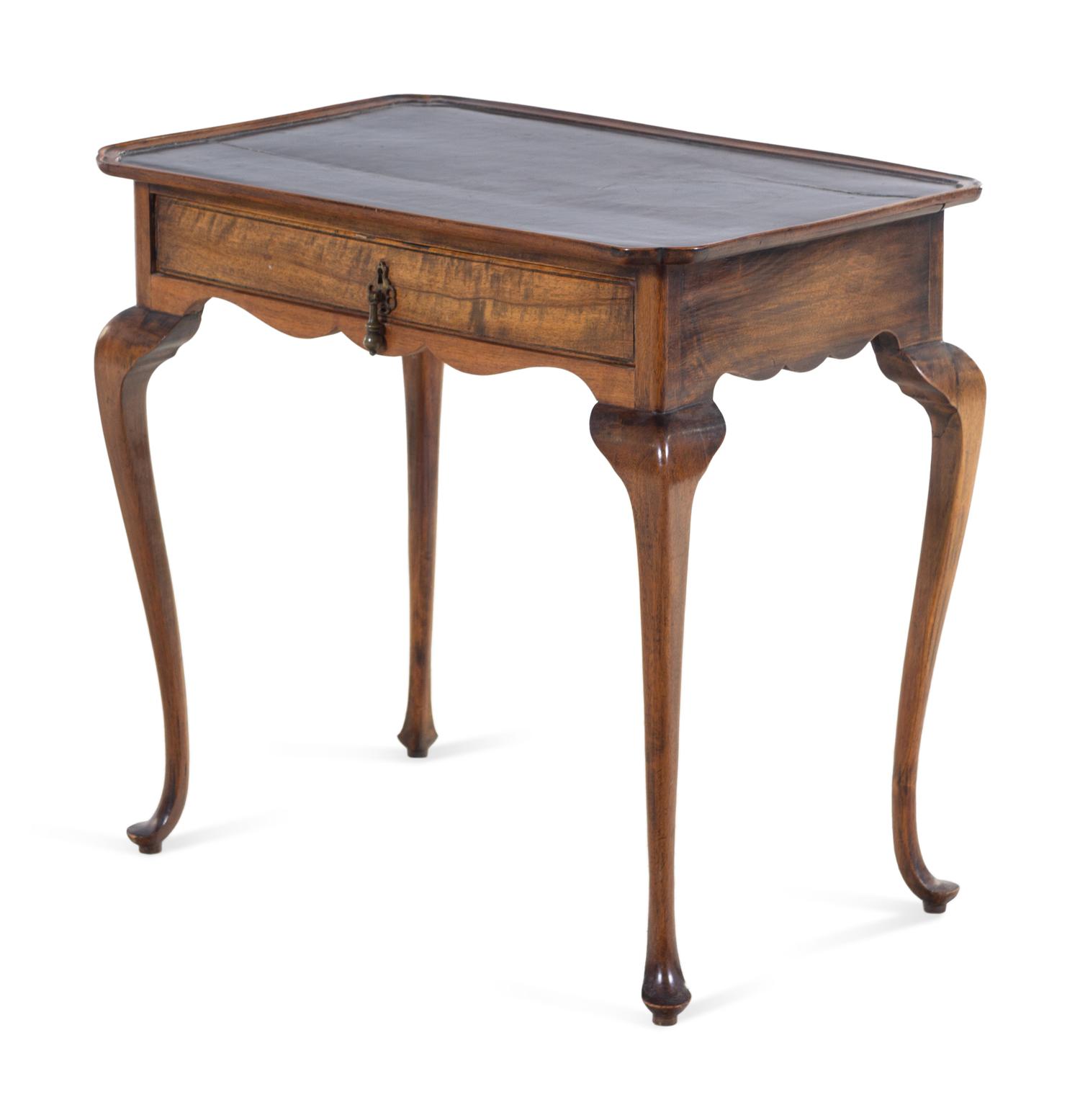 A Queen Anne Mahogany Side Table