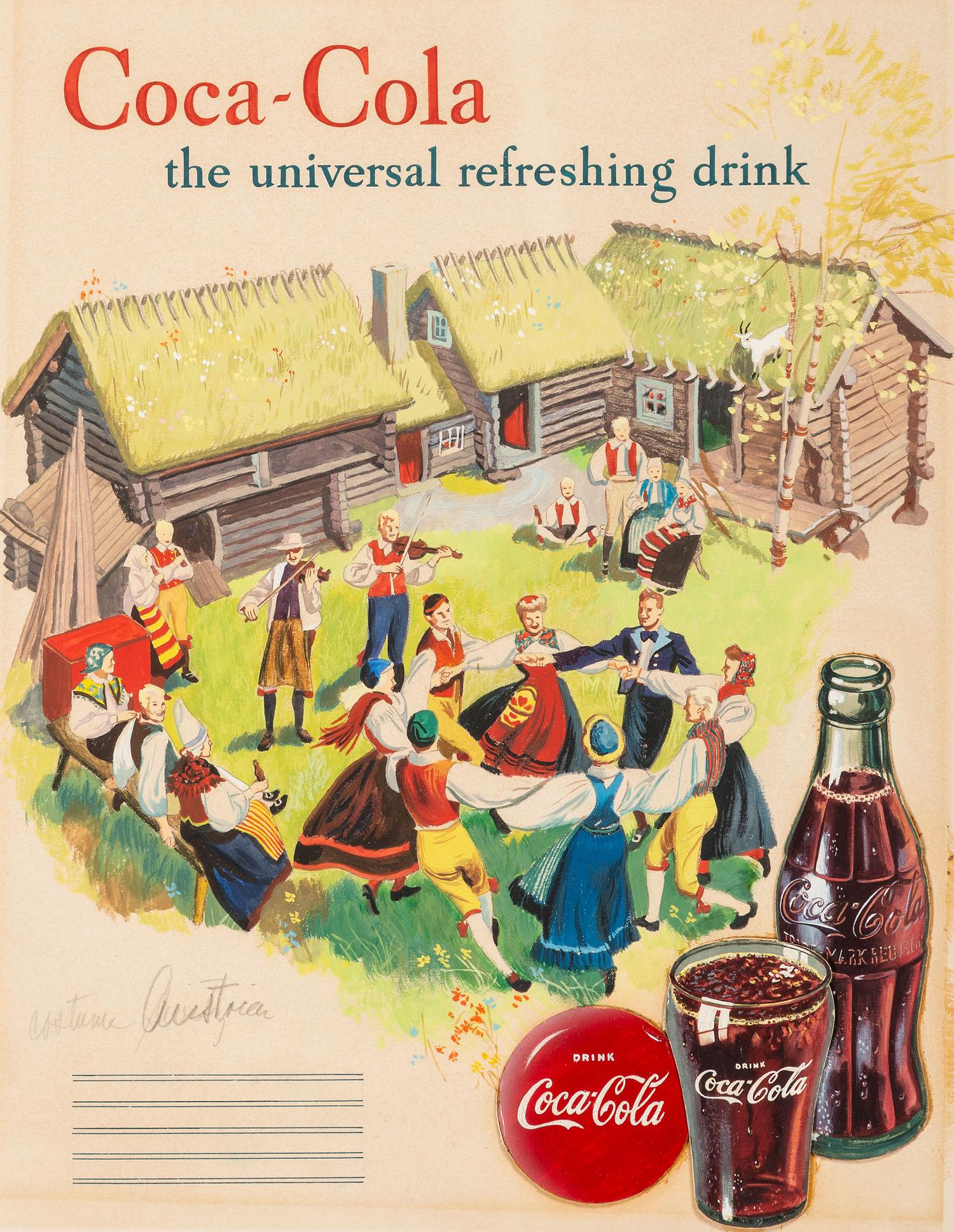 A Coca-Cola Advertising Maquette
