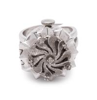 GERMINAL VOLTAIRE, DIAMOND SURPRISE WATCH RING