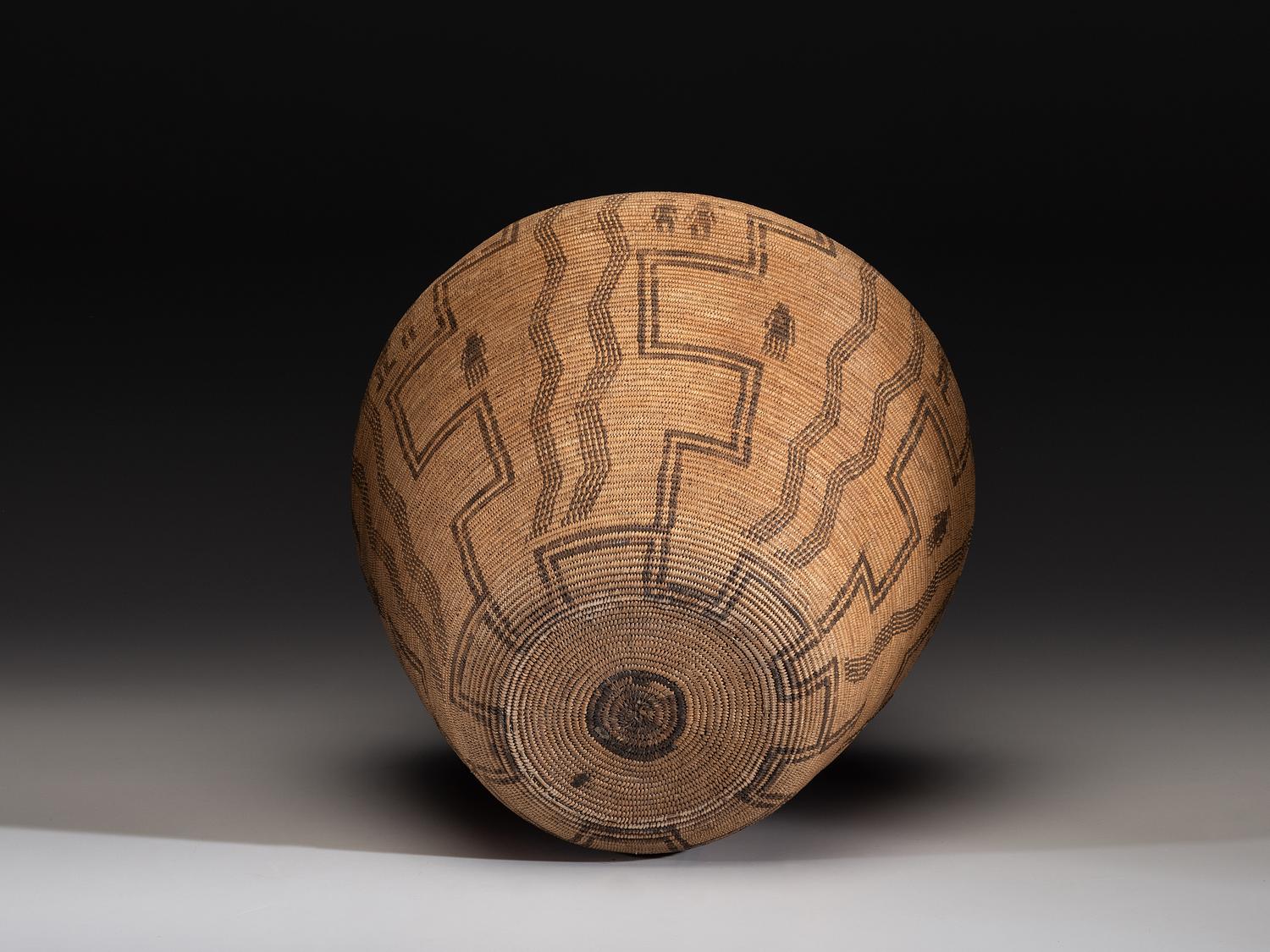 Apache Figural Basketry Olla