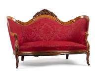 A John Henry Belter Six Piece Walnut Parlor Suite