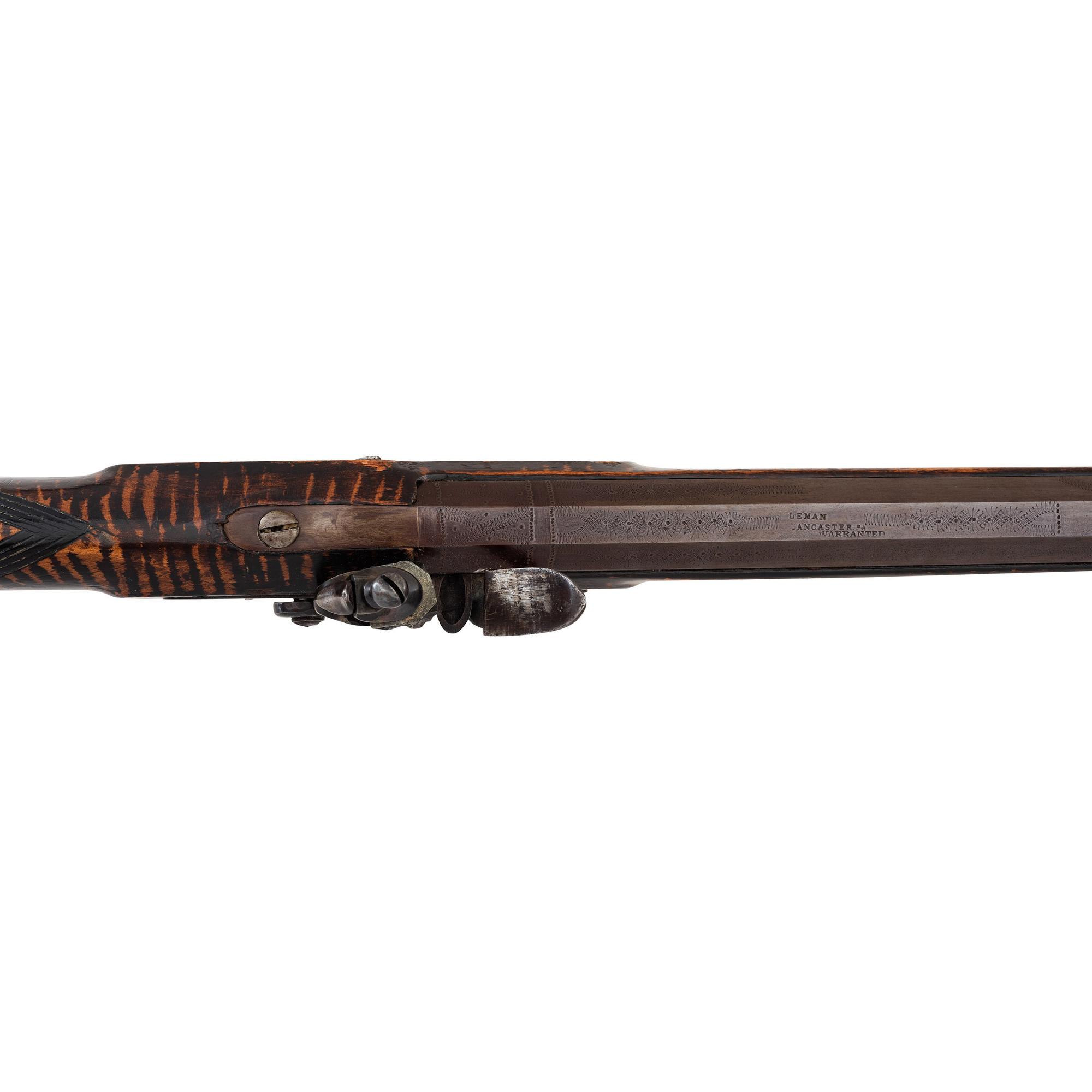 Exceptional Leman Flintlock Chief's Grade Rifle