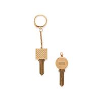 COLLECTION OF YELLOW GOLD KEY TOPPERS