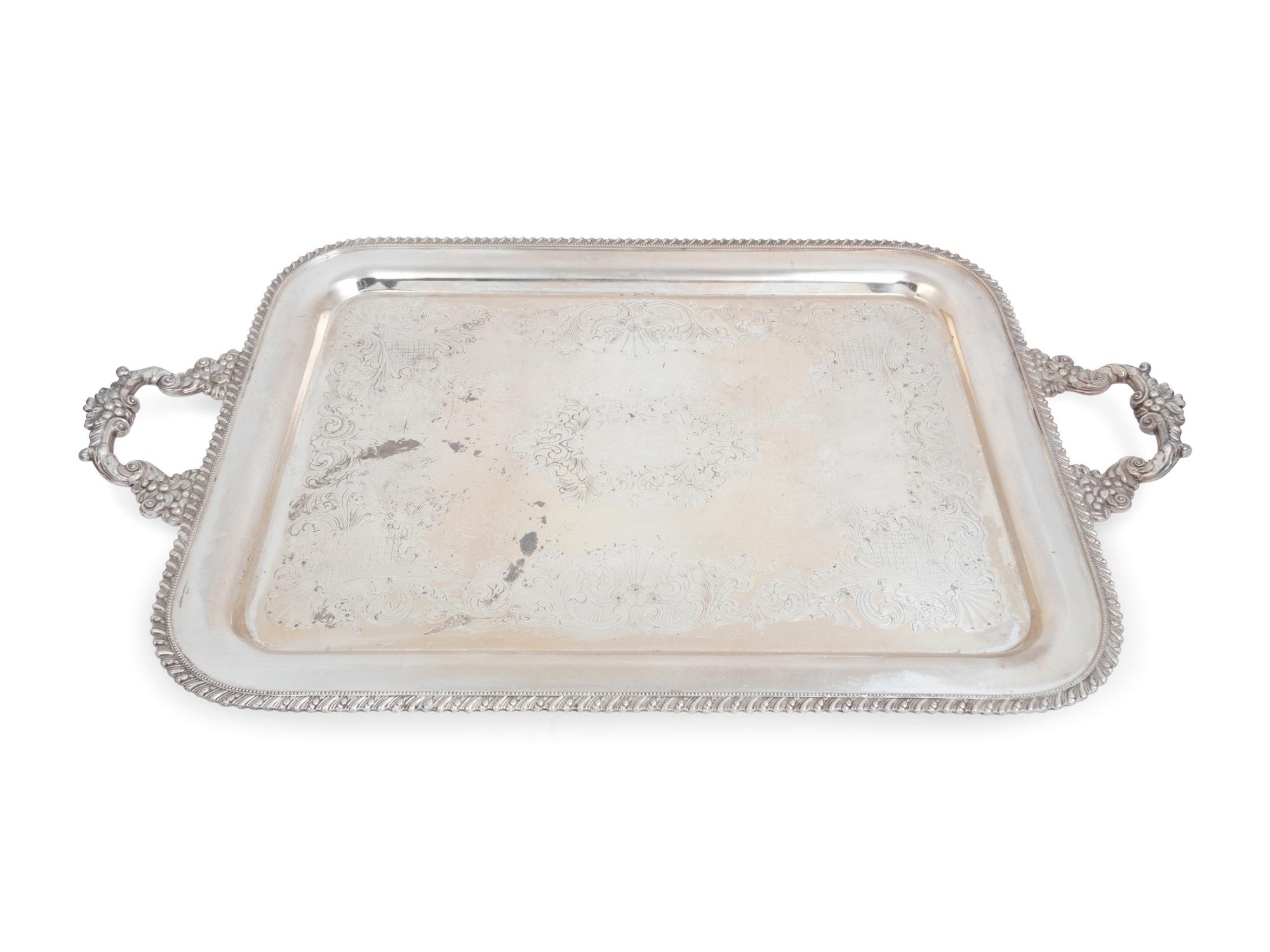An American Silver-Plate Tray