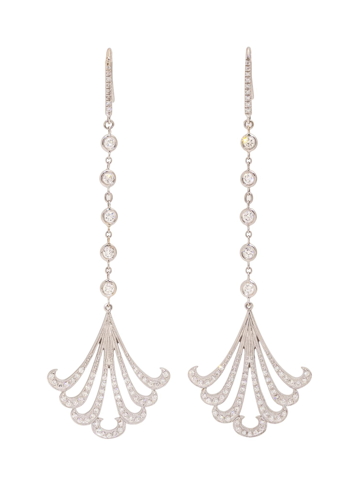 CYNTHIA BACH, DIAMOND EARRINGS