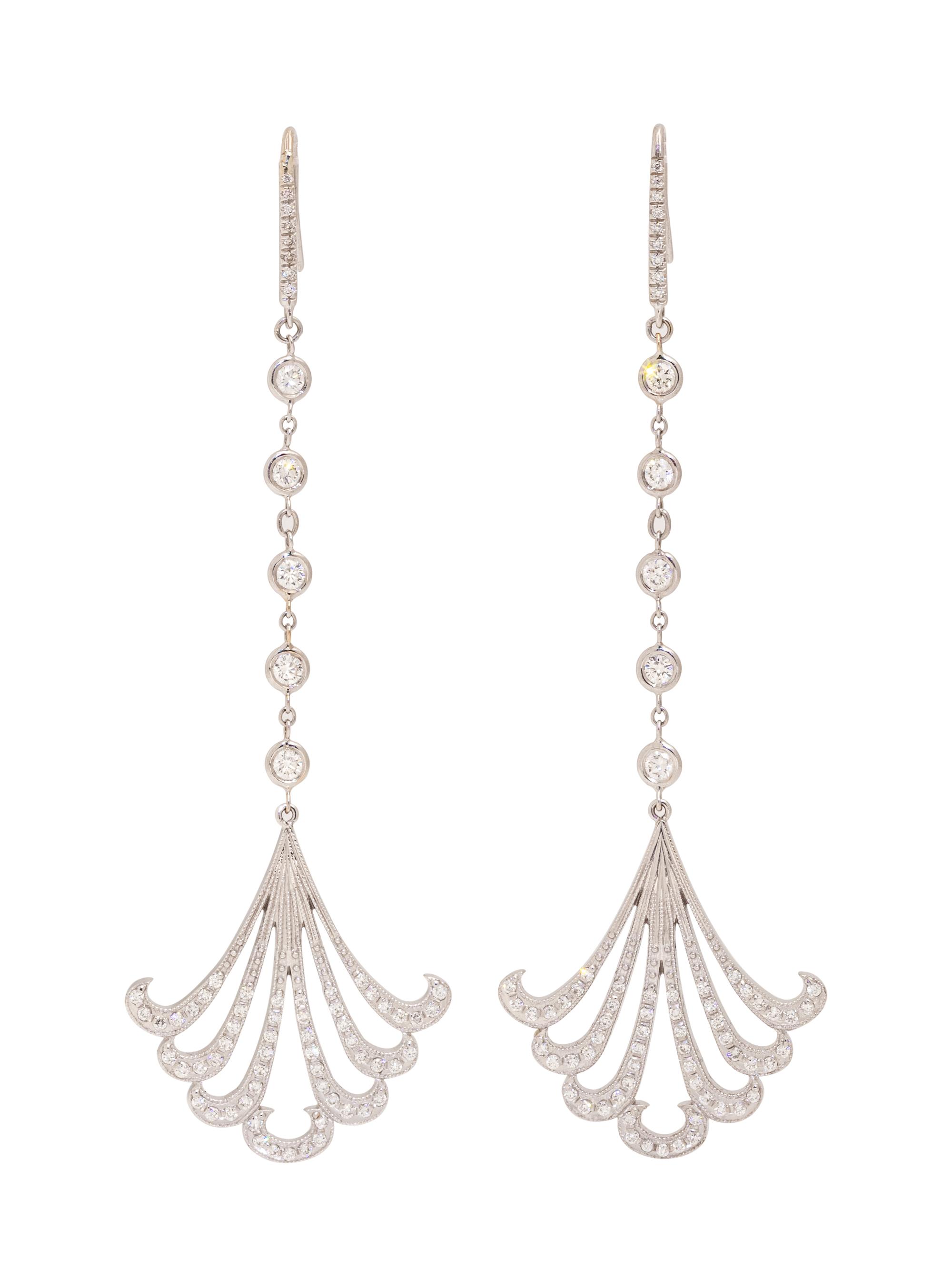 CYNTHIA BACH, DIAMOND EARRINGS