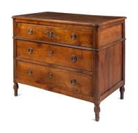 A Louis XVI Style Walnut Commode