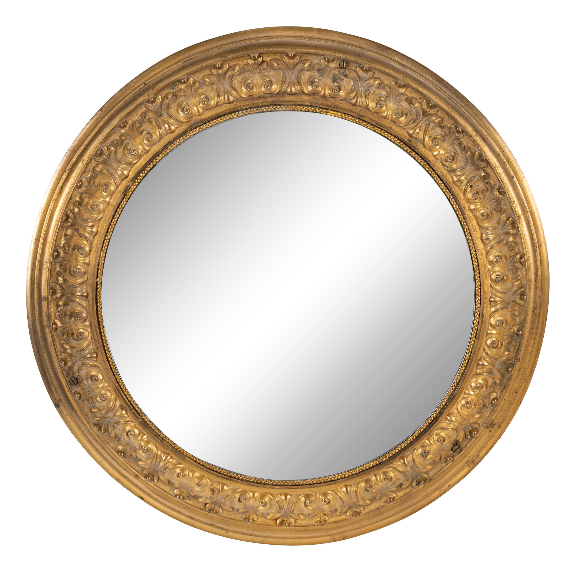 A Mirrored Gilt Bronze Table Plateau