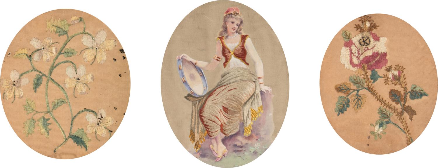 Three English Needlework Pictures