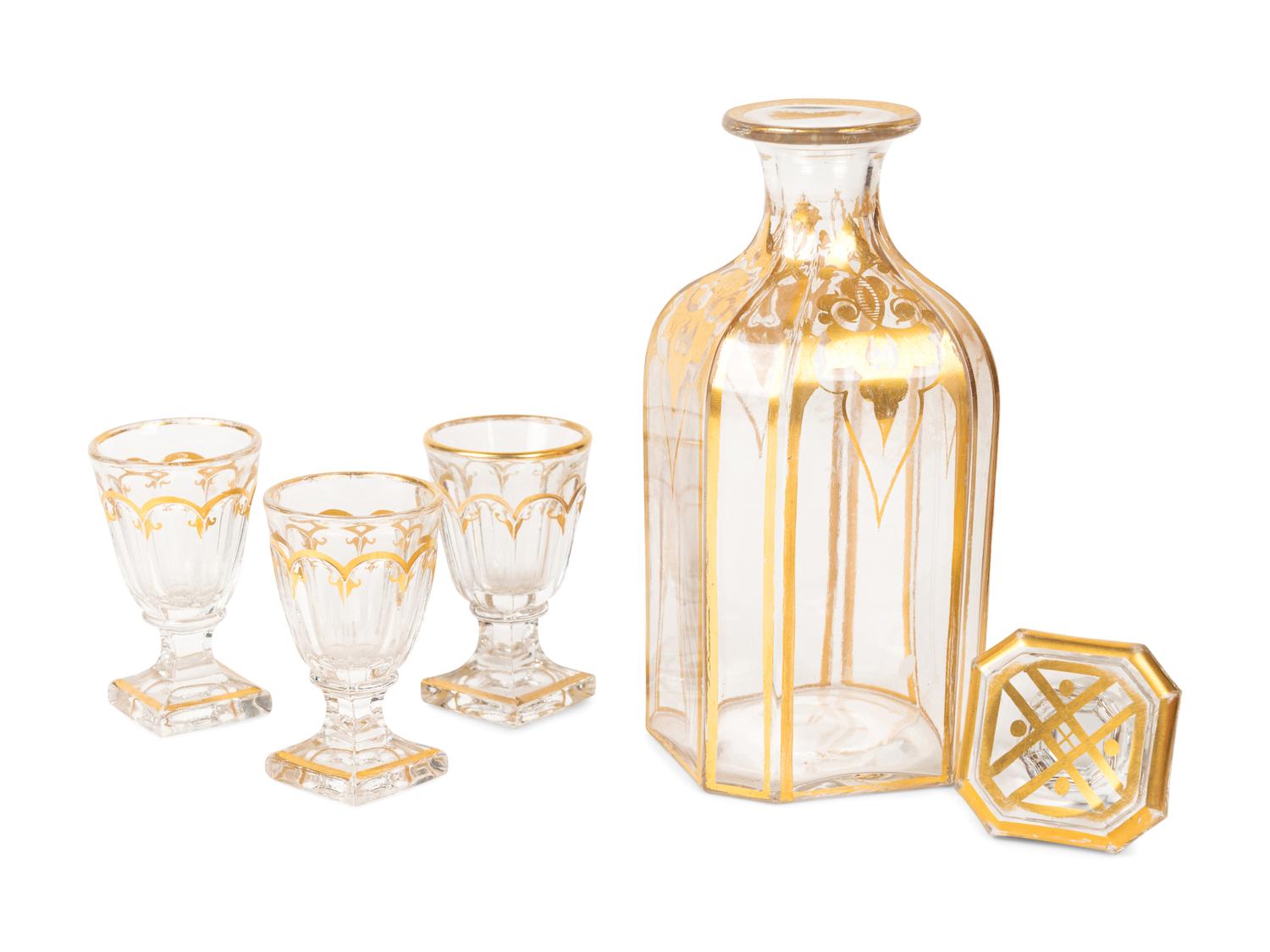 A Napoleon III Fruitwood and Mother-of-Pearl Inlaid Cave à Liqueur
