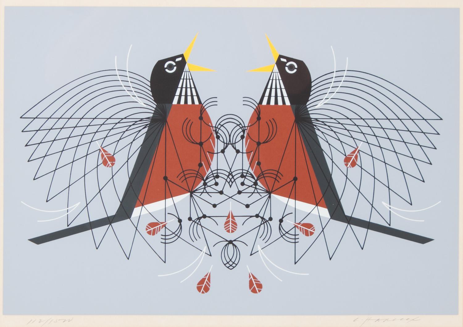 Charley Harper, (American, 1922-2007), Round Robin