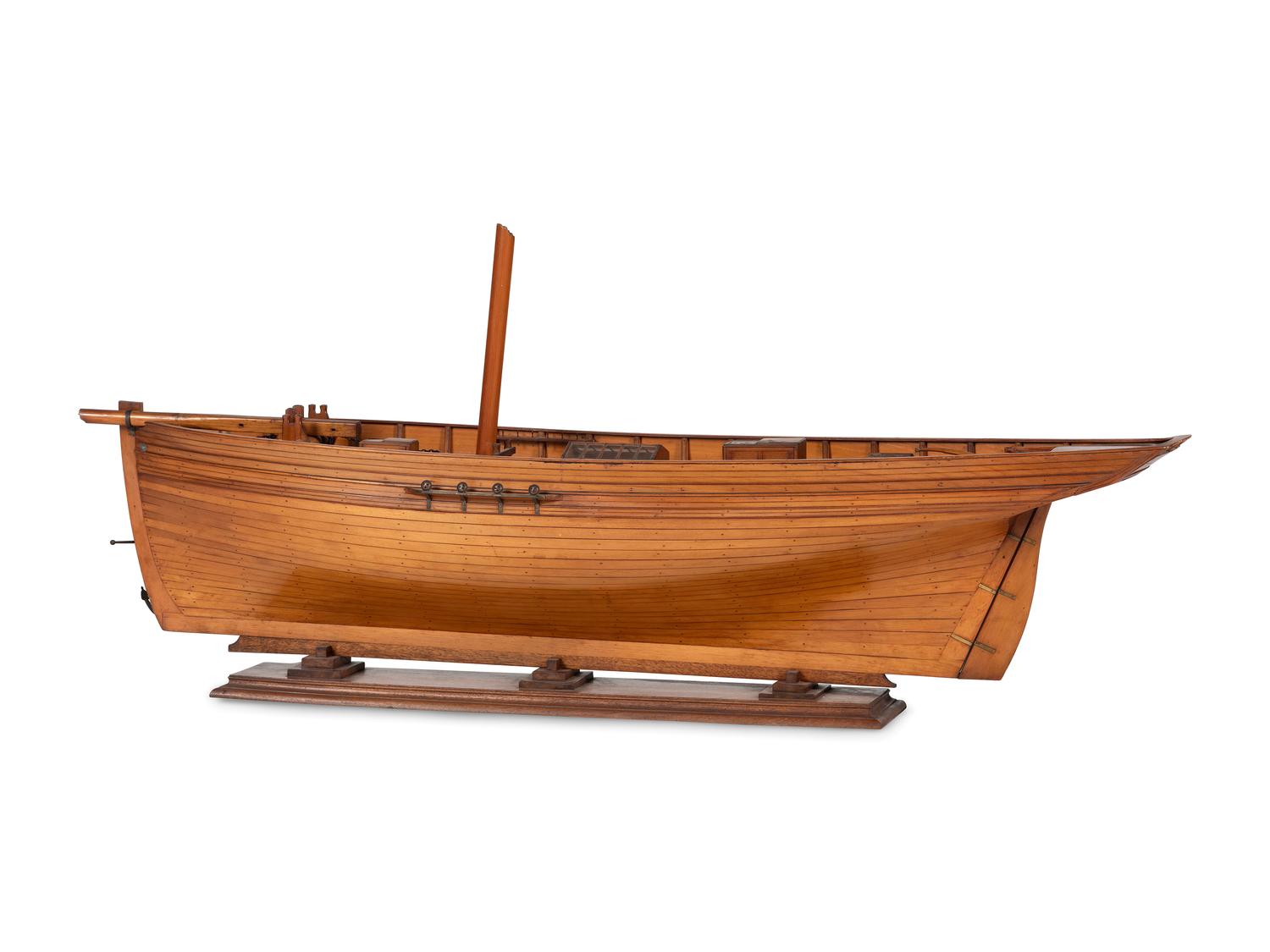 A Wood Sloop Hull Model