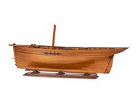 A Wood Sloop Hull Model