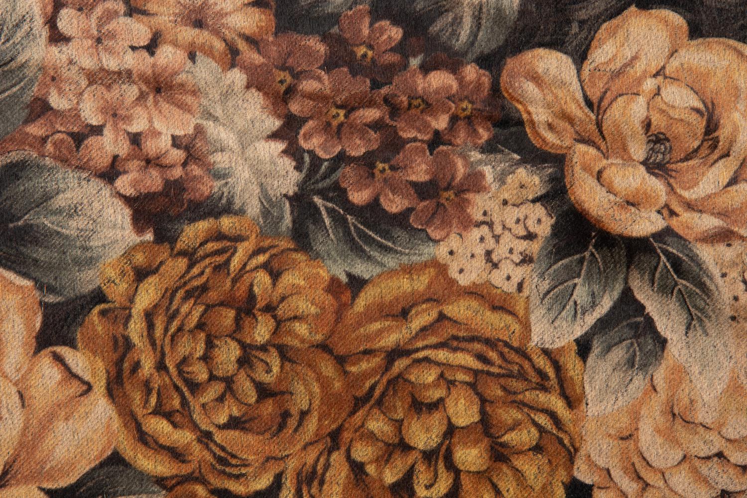 Loro Piana Floral Print Cashmere Wrap