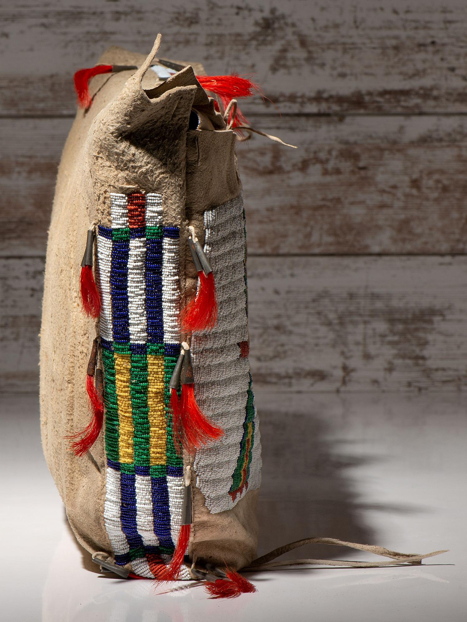 Sioux Beaded Hide Possible Bag
