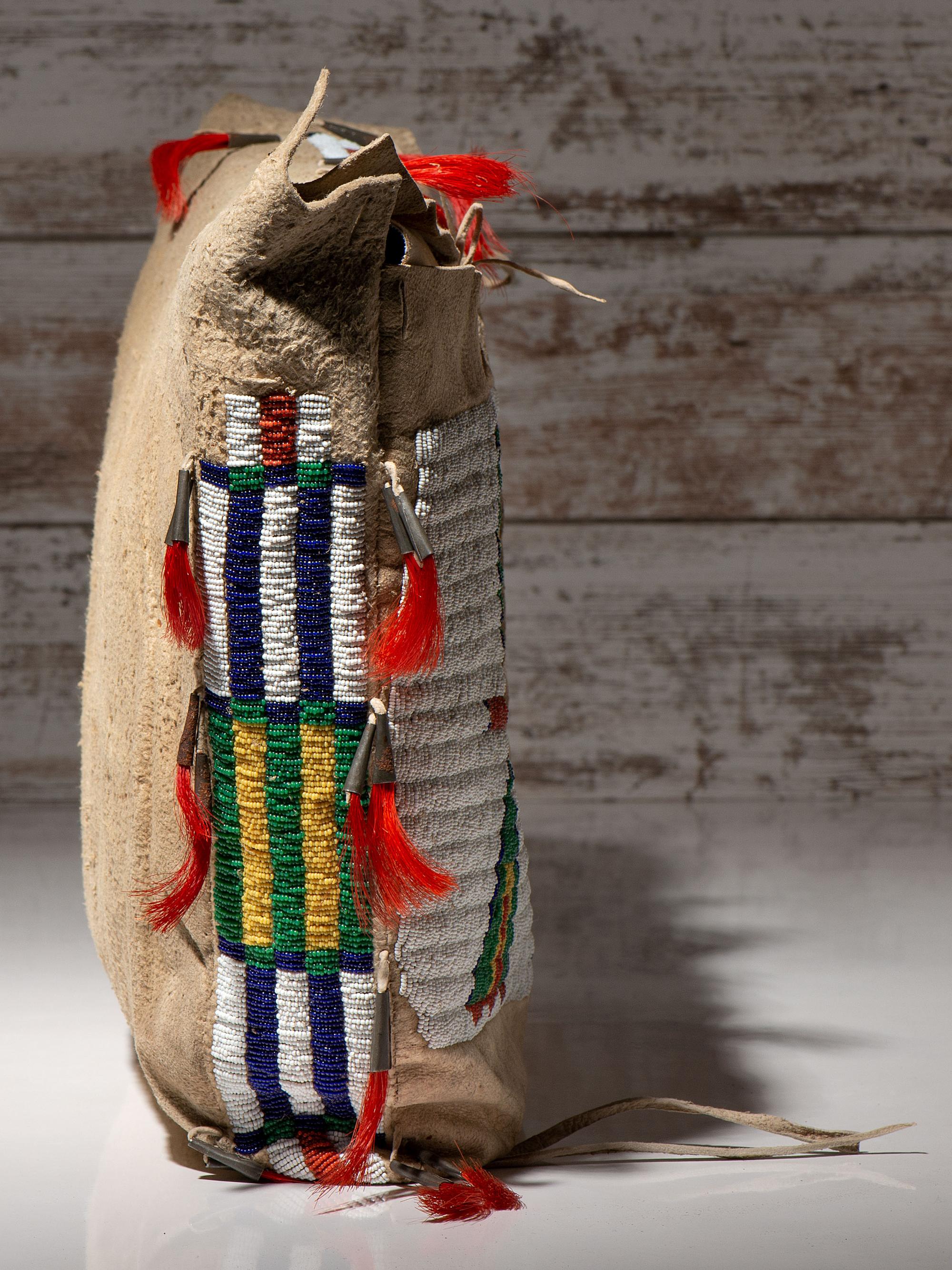 Sioux Beaded Hide Possible Bag