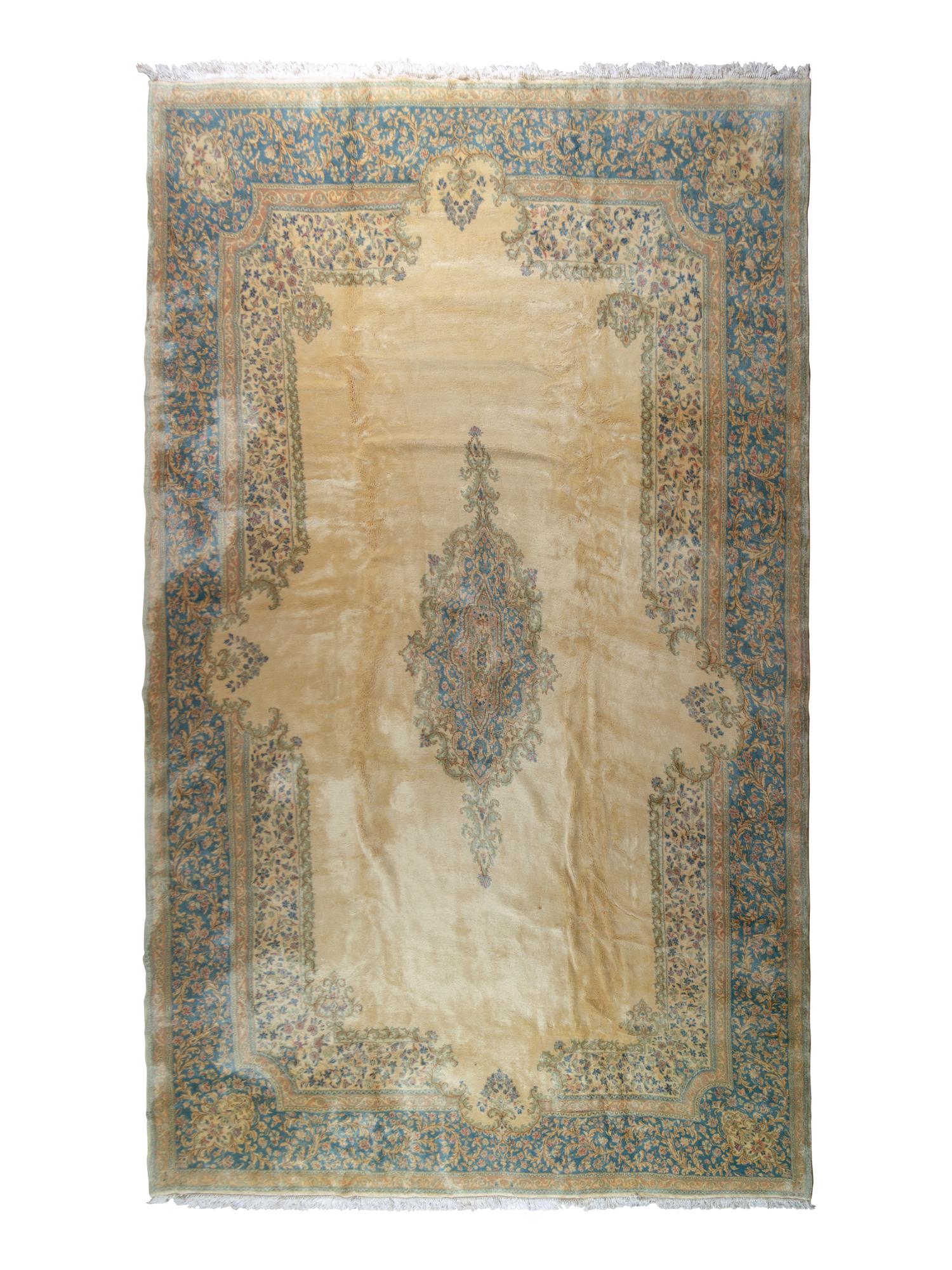 A Kirman Wool Rug