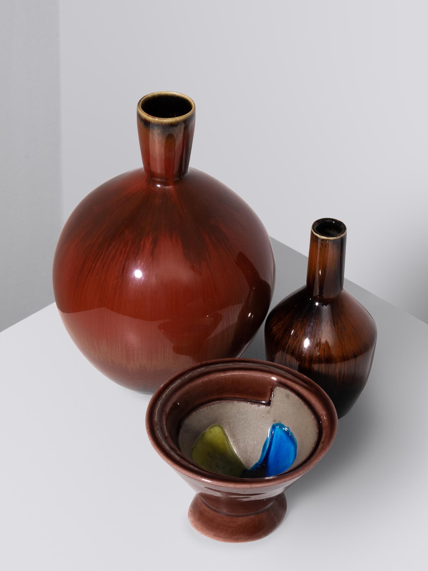 Collection of Five Vessels Rörstrand, Sweden and Designhuset