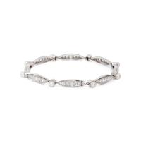 ANTIQUE, DIAMOND AND PEARL BRACELET