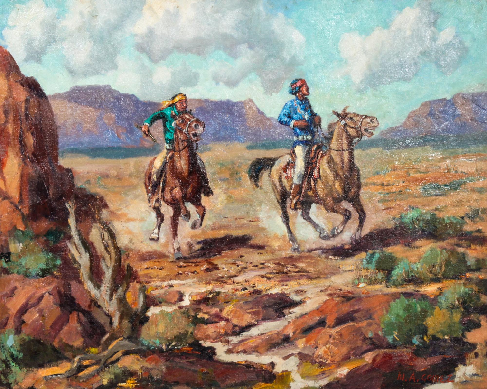 Marco Antonio Gomez, (American,1910 -1972), End of the Horse Race