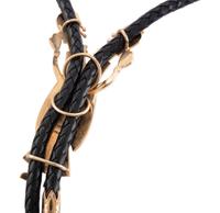 14k Gold and Chanel Inlay Double-Yei Bolo Tie