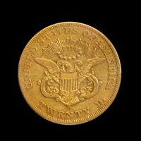 A United States 1853-O Liberty Head $20 Gold Coin