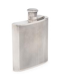HERMÈS SILVER-PLATED FLASK